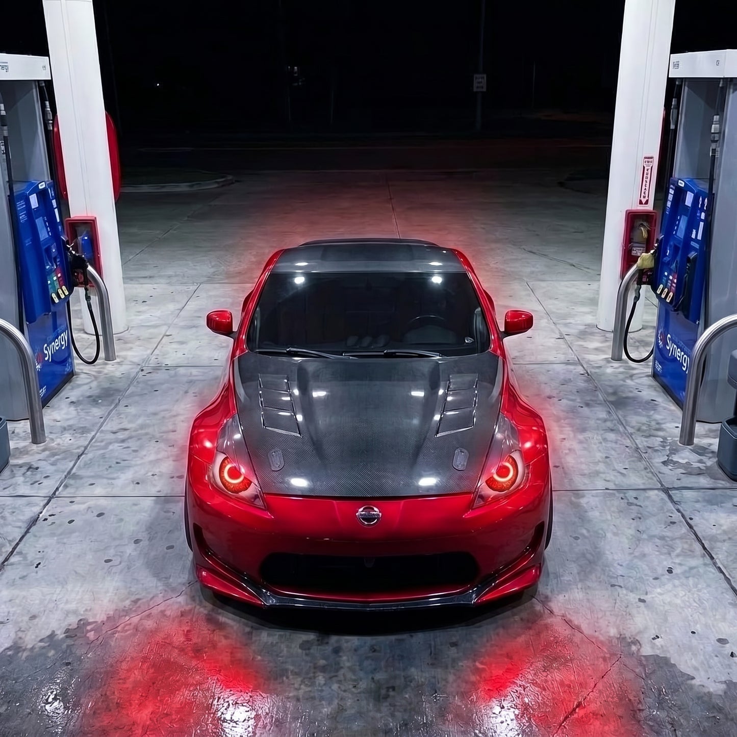 Animated Devil Eye Headlights