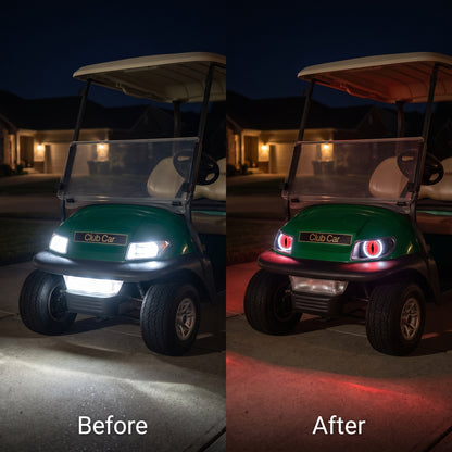 Animated Devil Eye Headlights